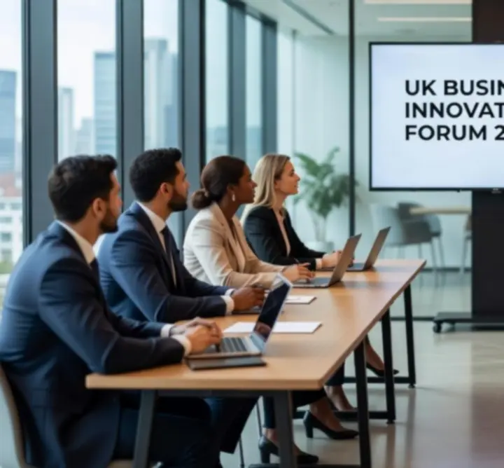 Business leaders attending a strategy workshop event