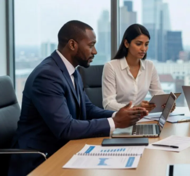 NUPARADIGM LTD consultants in a strategy discussion